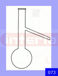 Flasks Distillation, with side tube